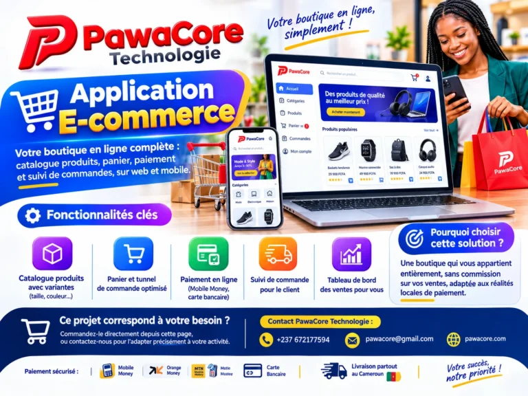 Application E-commerce